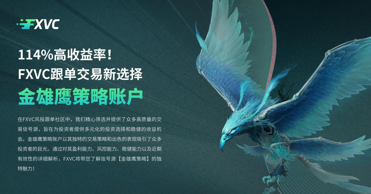 ​114%高收益率！FXVC跟单交易新选择——金雄鹰策略账户